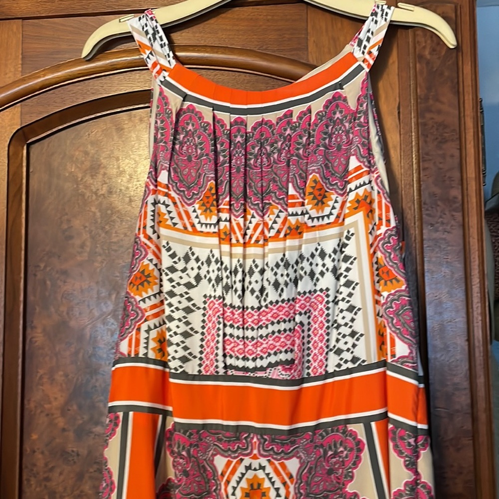 Chico’s Colorful Long Summer Dress - Picture 2 of 5